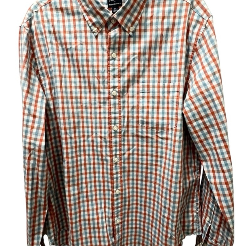 J. Crew Performance Men's Plaid Shirt | Slim Untuck | Size XL | Like New!